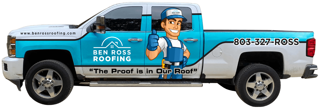 Ben Ross Roofing | Rock Hill, South Carolina | company truck for Ben Ross Roofing